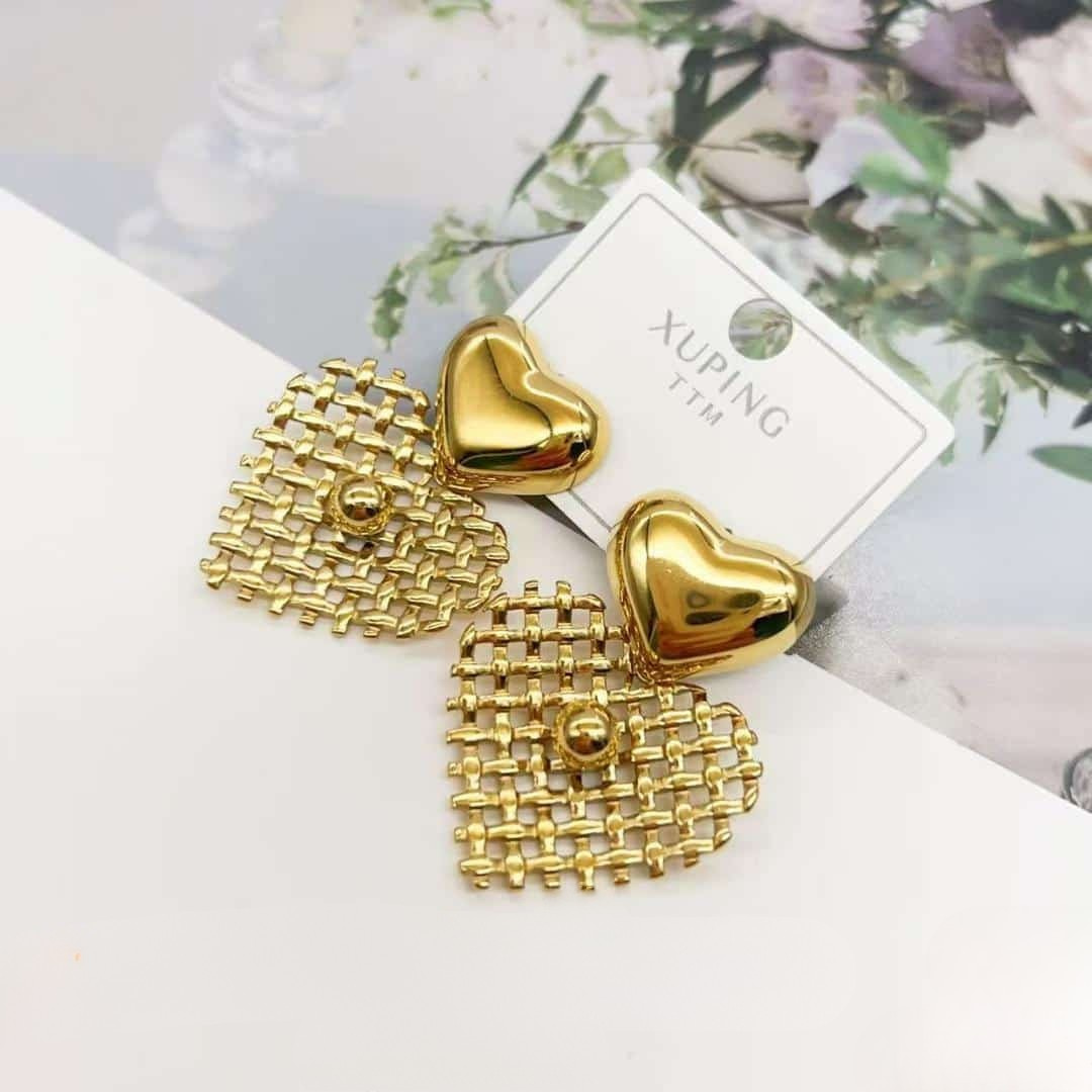 Aretes Corazón Filigrana xp