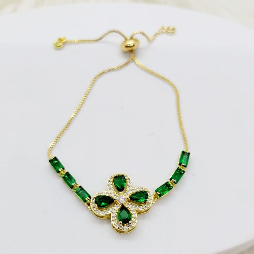 Pulsera Ajustable Trébol