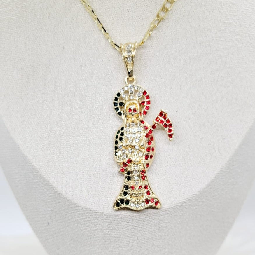 Santa Muerte Tricolor 7cm
