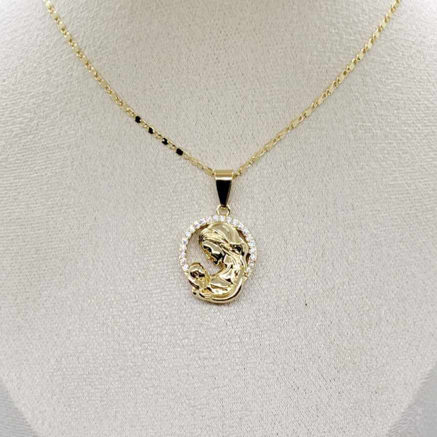 Dije Mamá con Bebé