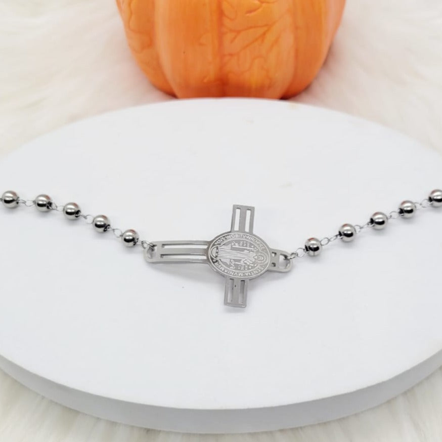 Pulsera San Benito Plateado