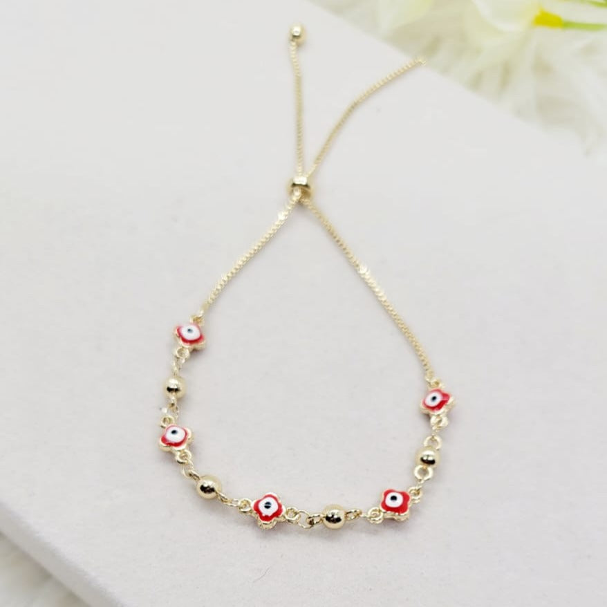 Pulsera Ajustable Ojo Rojo