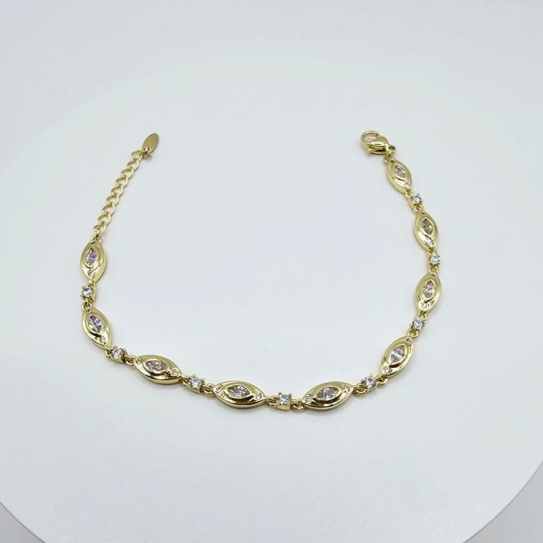 Pulsera Óvalos Zirconias Xp