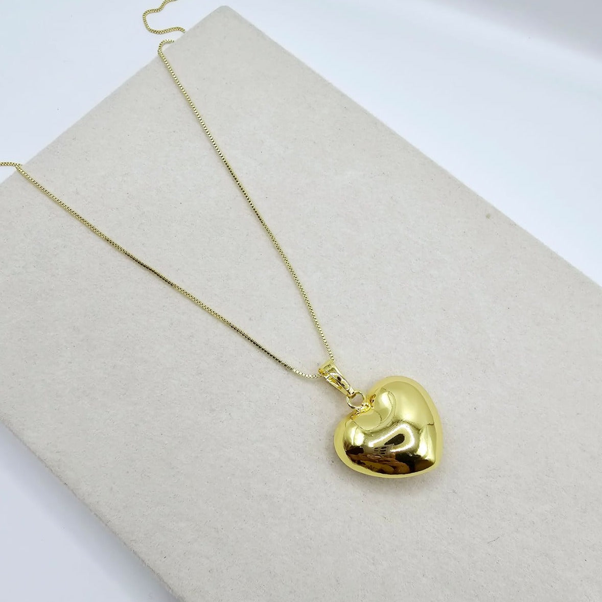 Cadena Corazón Dorado