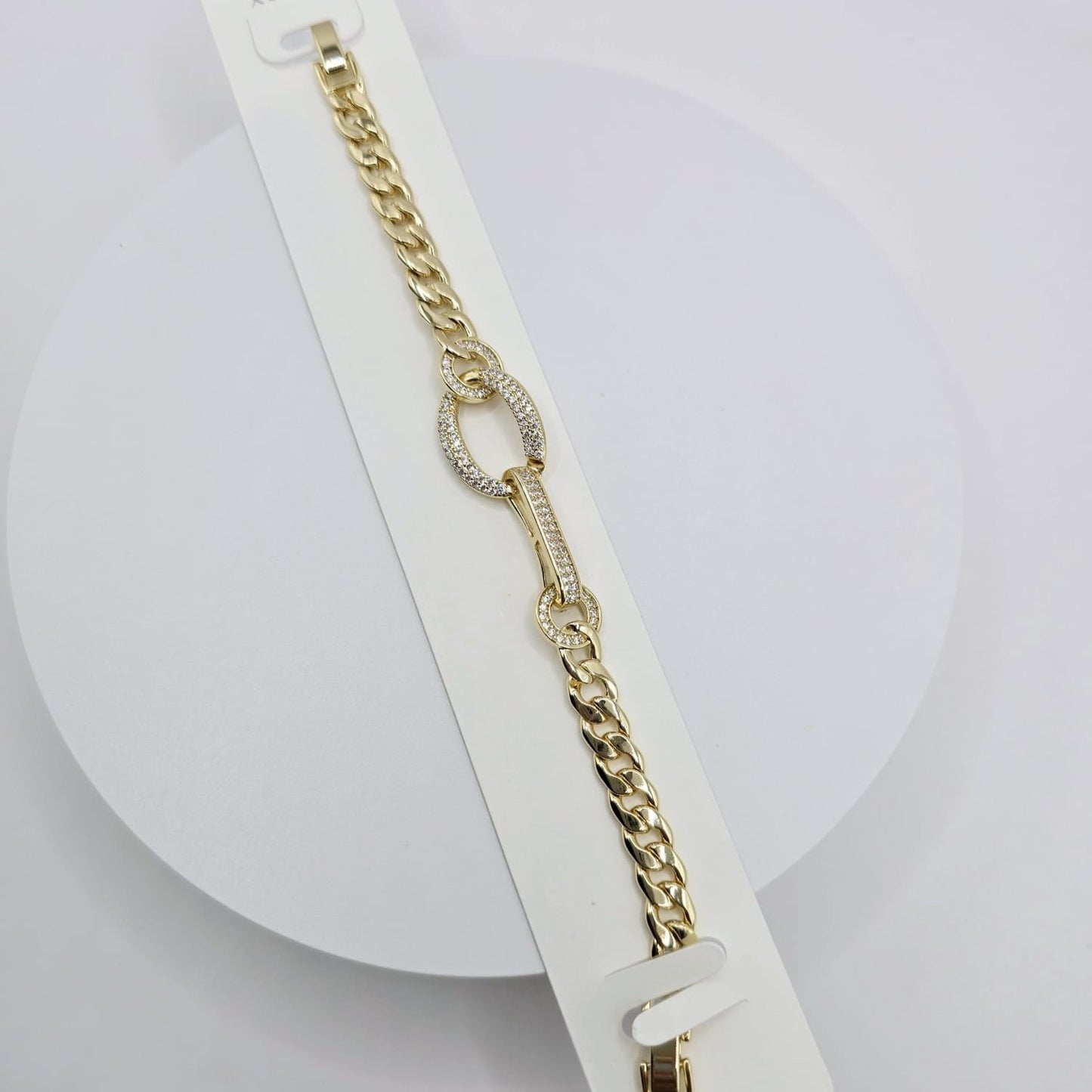 Pulsera Cubana Zirconias xp