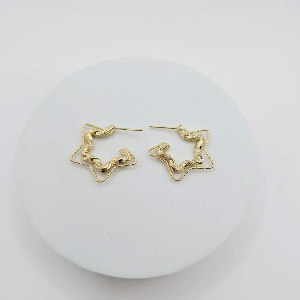 Aretes Estrella Dorados xp