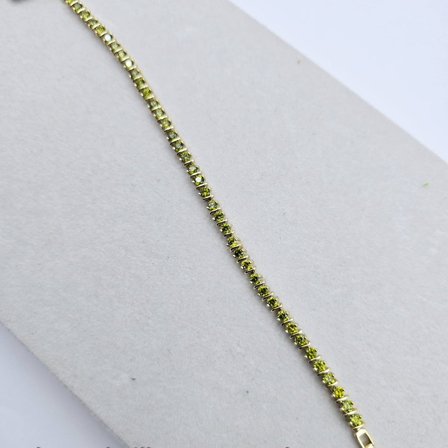 Pulsera Brillante Verde xp