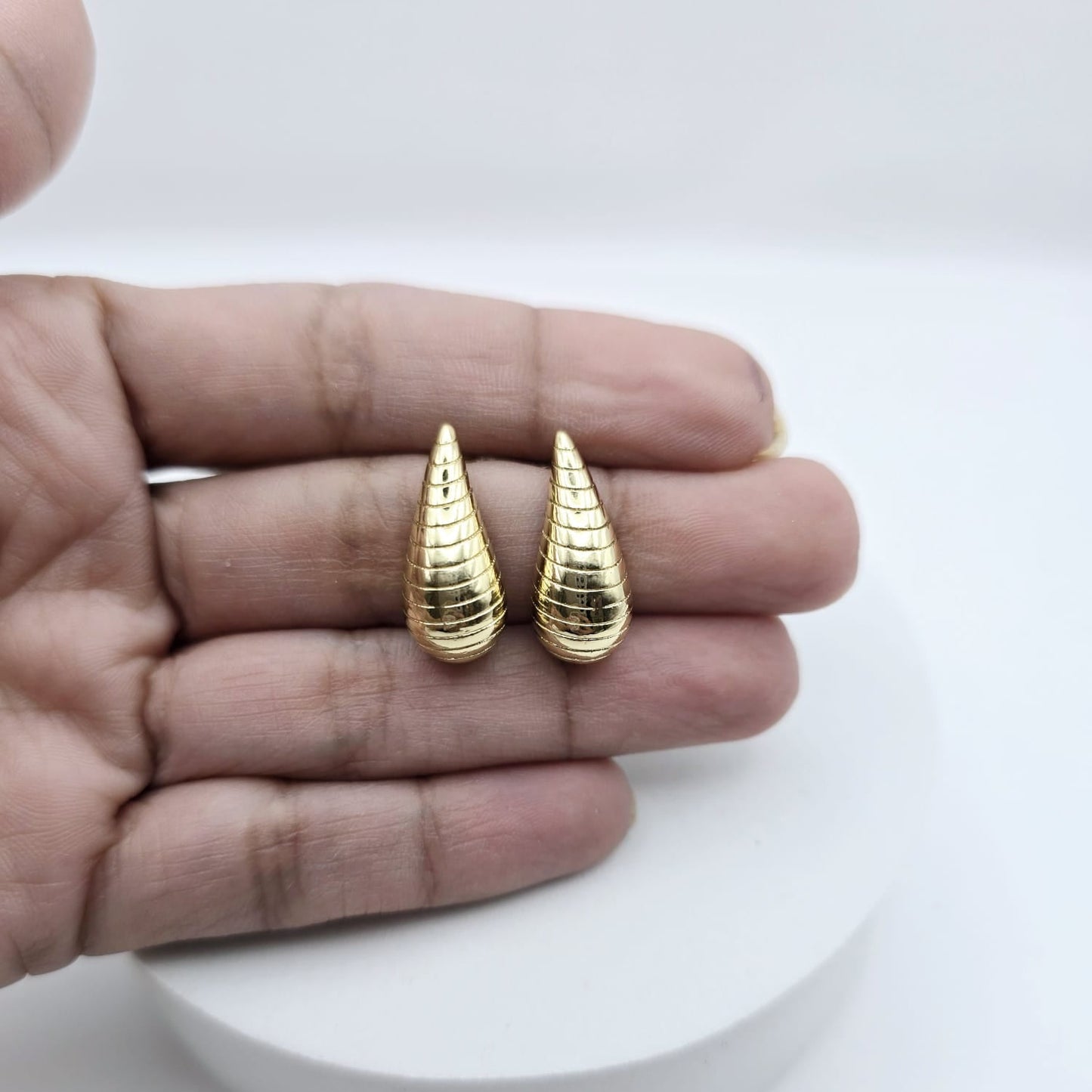 Aretes Gotas Doradas xp