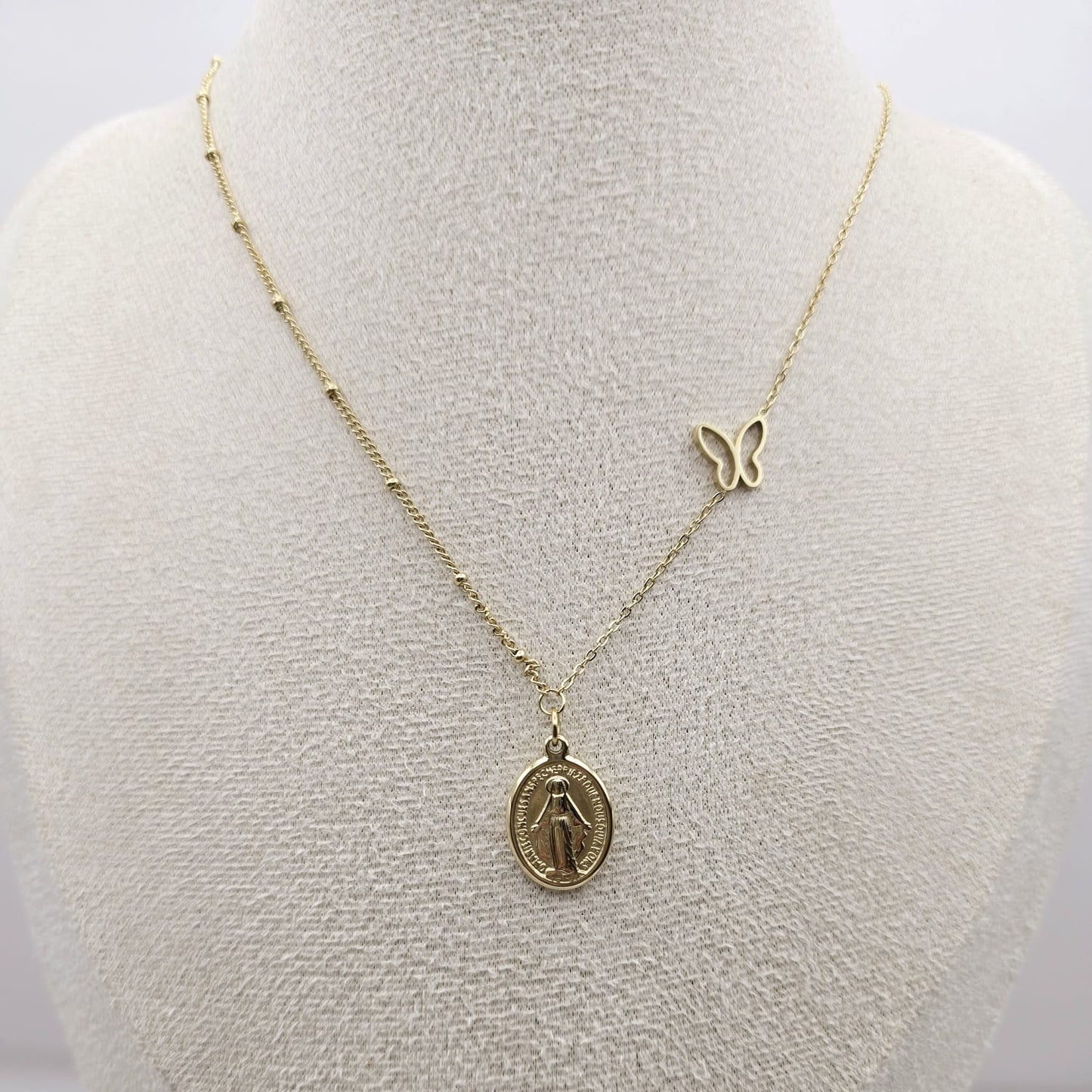 Cadena Medalla Milagrosa xp 18"