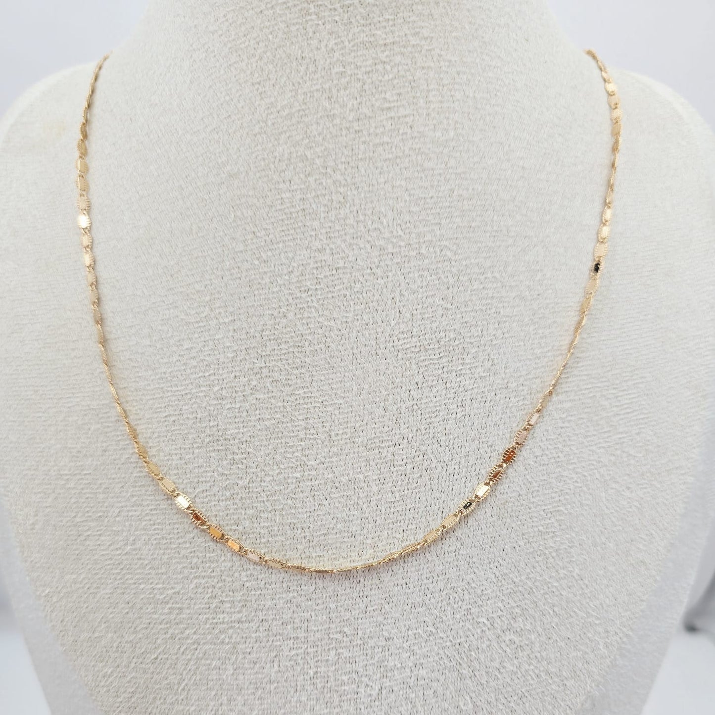 Cadena Gold Rose Torcida 20"