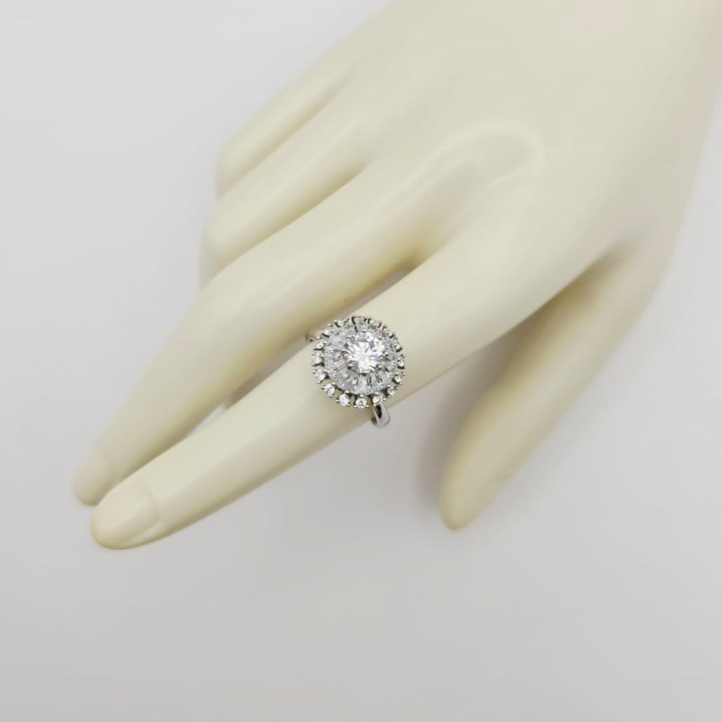 Anillo Ajustable Giratorio Plateado
