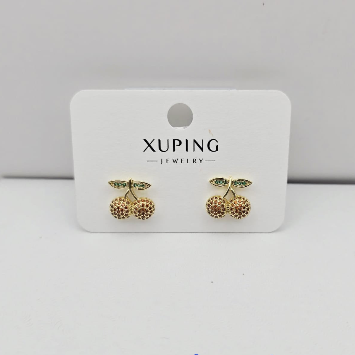 Aretes Cherries Zirconias xp