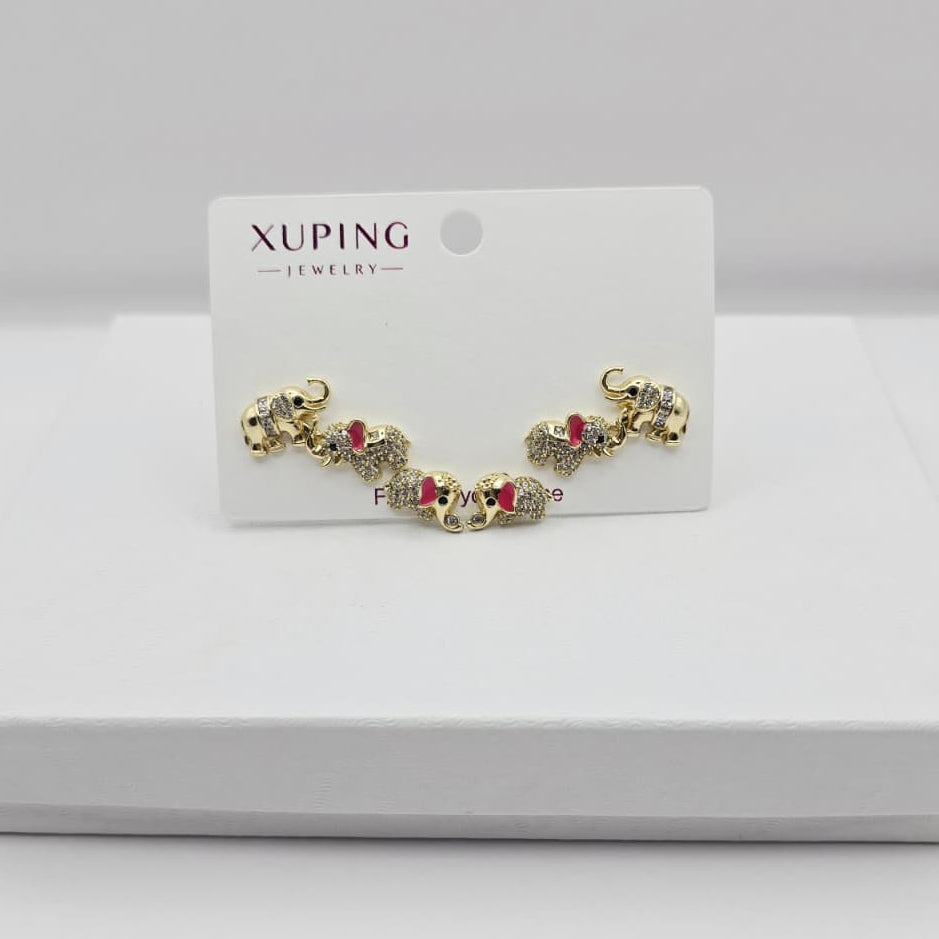 3 pares de Aretes Elefantes xp