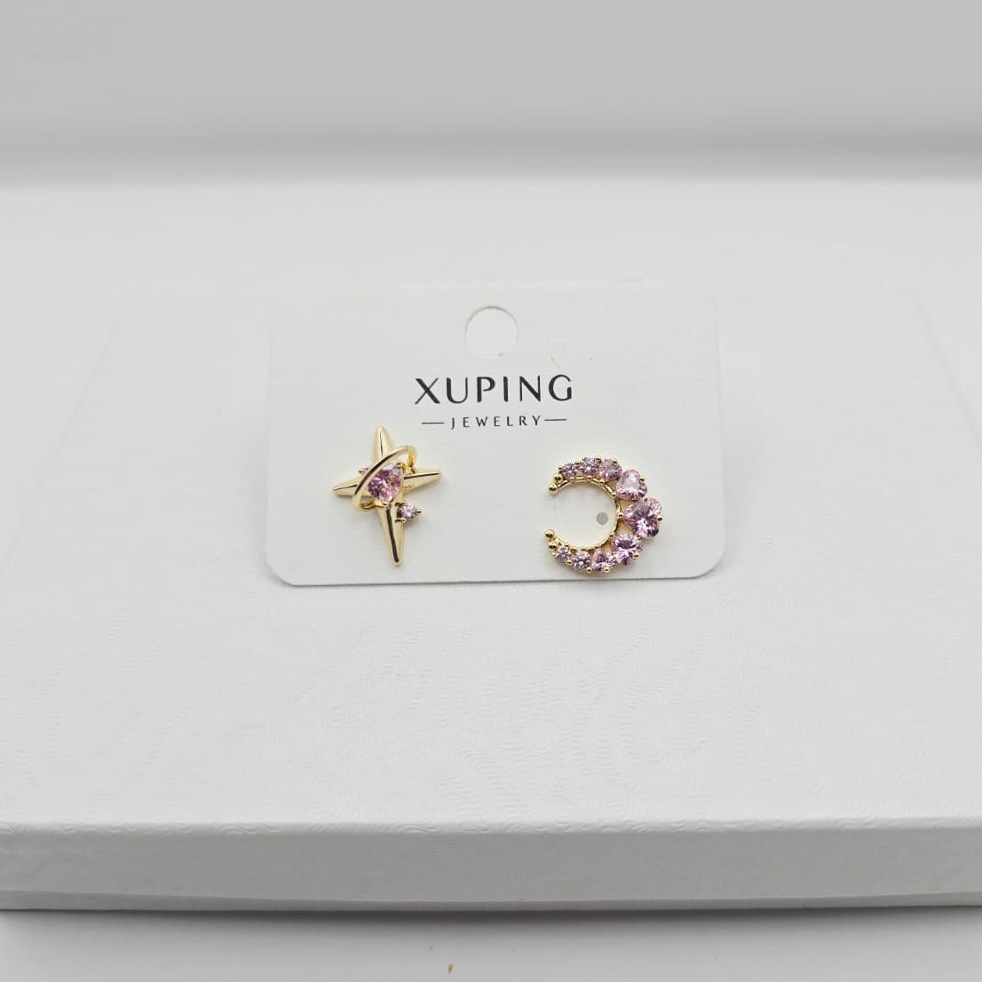 Aretes Luna Rosada xp