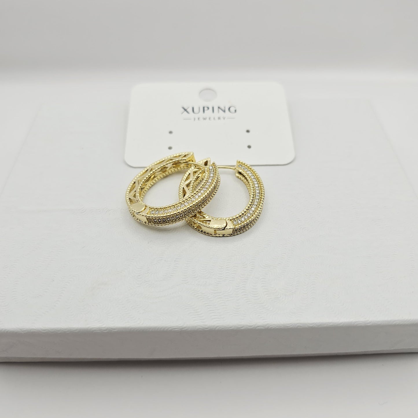 Arracadas Zirconias xp Medianas, 14k