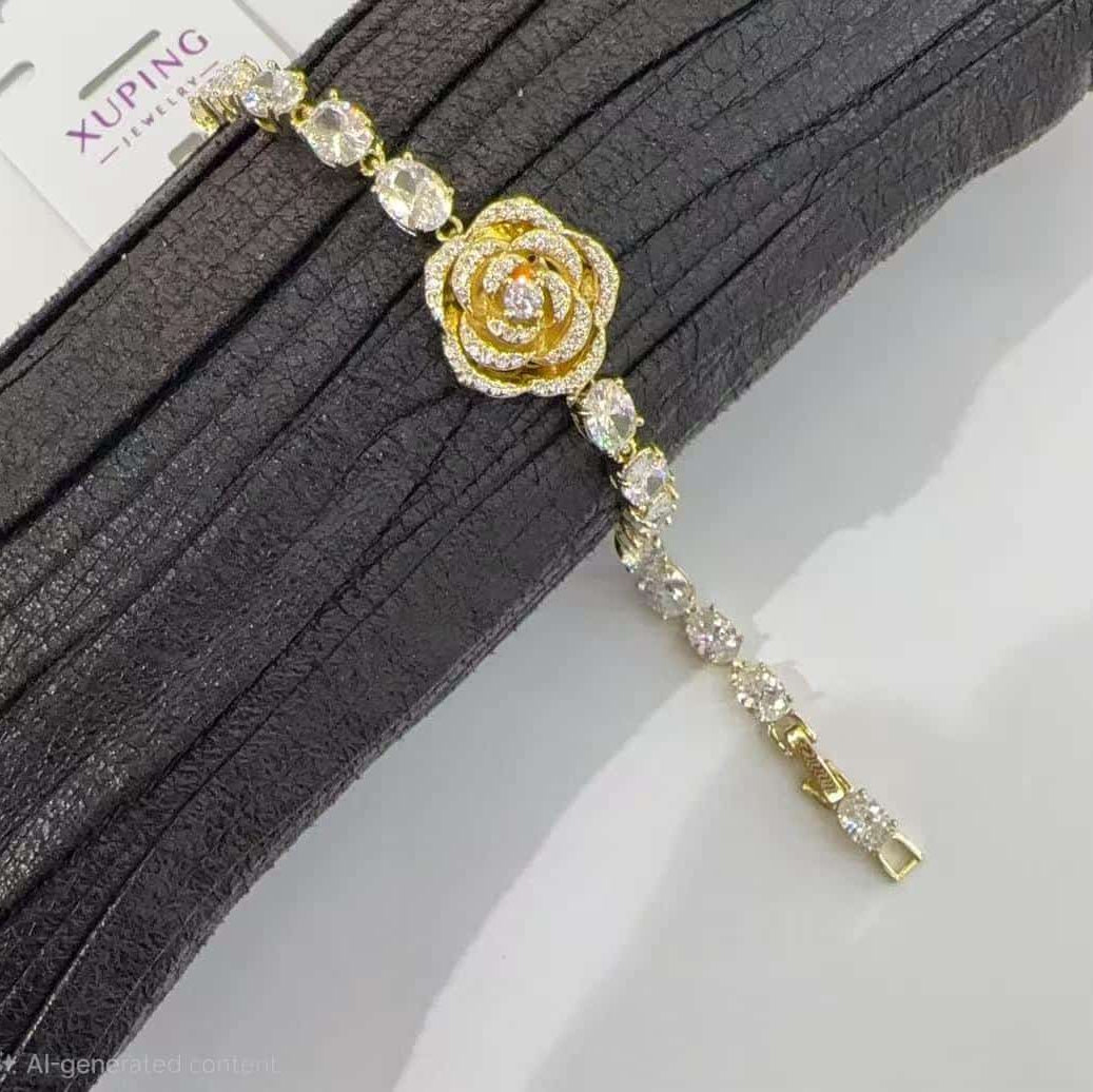 Pulsera Flor xp 14k