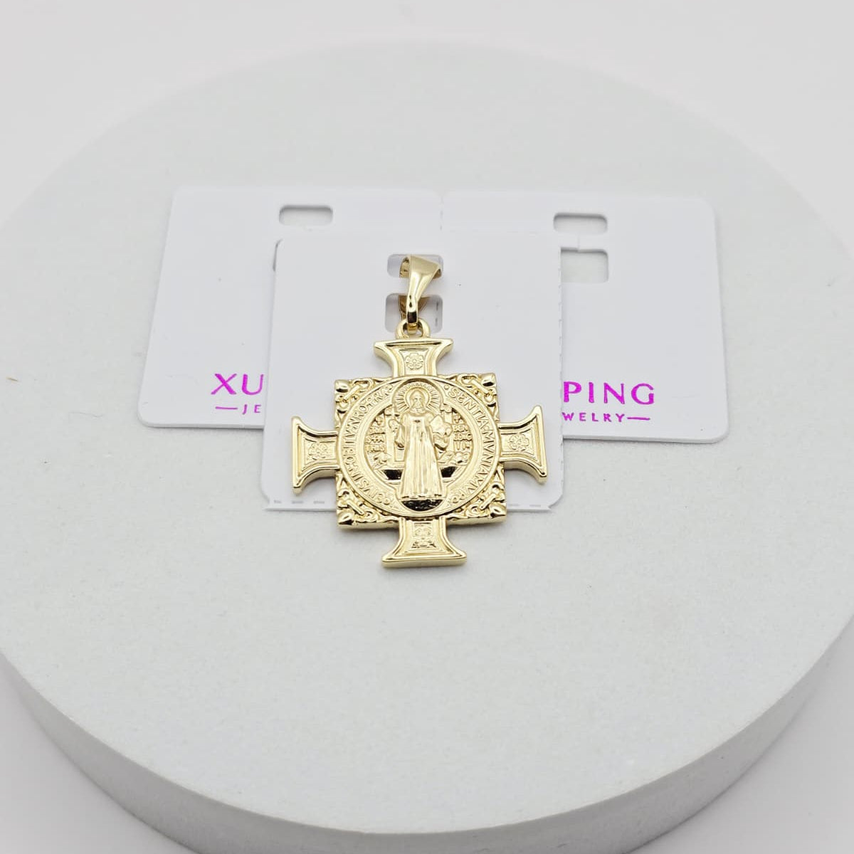 Dije San Benito xp Doble Cara