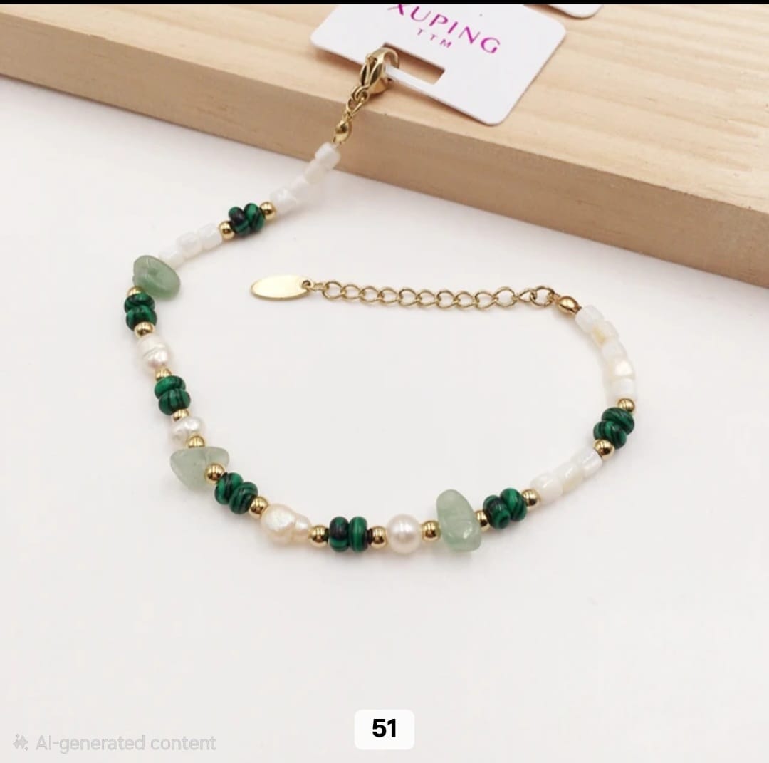 Pulsera Cuarzo Verde xp