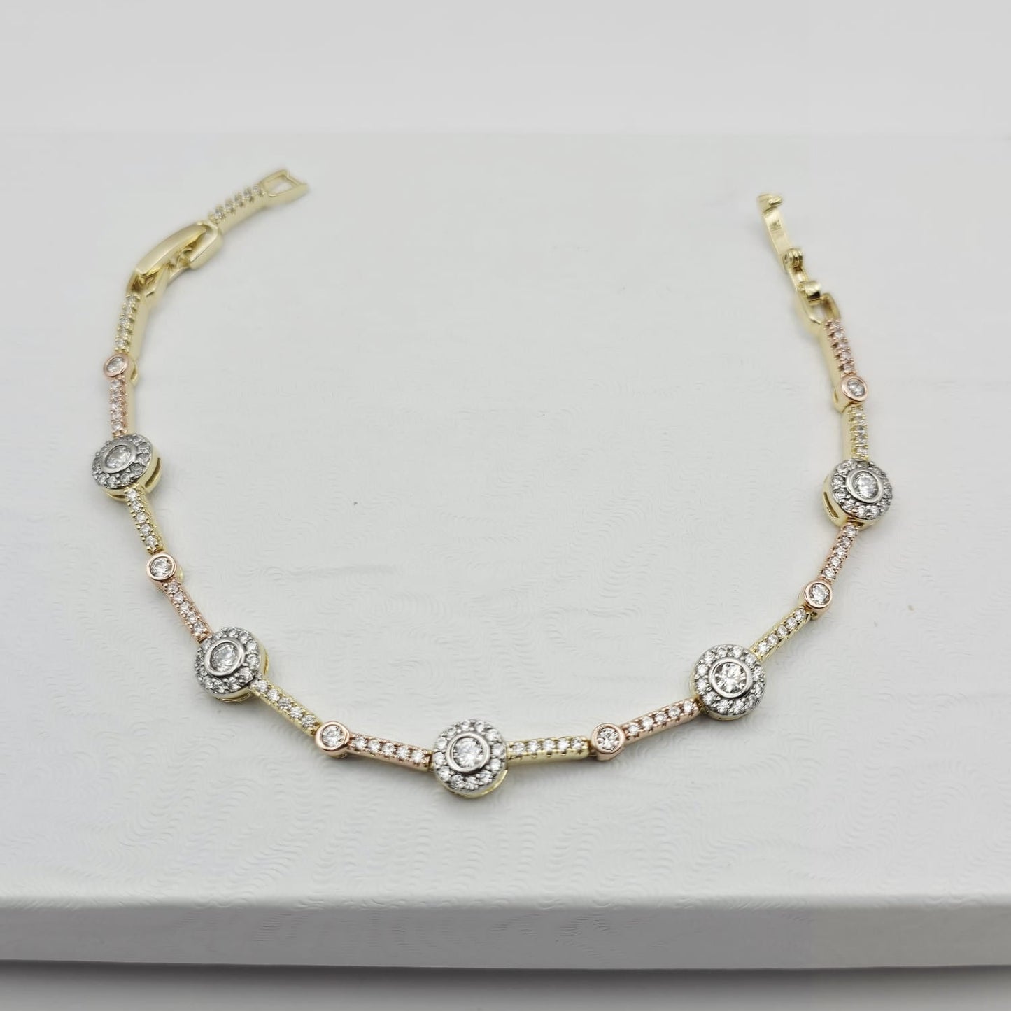 Pulsera 3 Oros xp 17+2cm