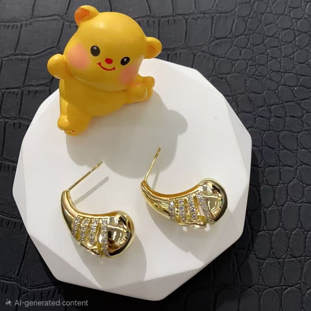 Aretes Gotas Zirconias xp