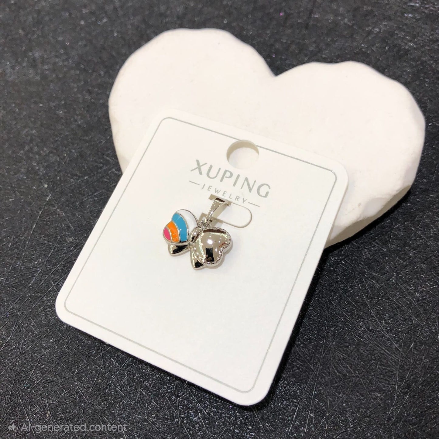 Dije Mariposa xp Color Plata