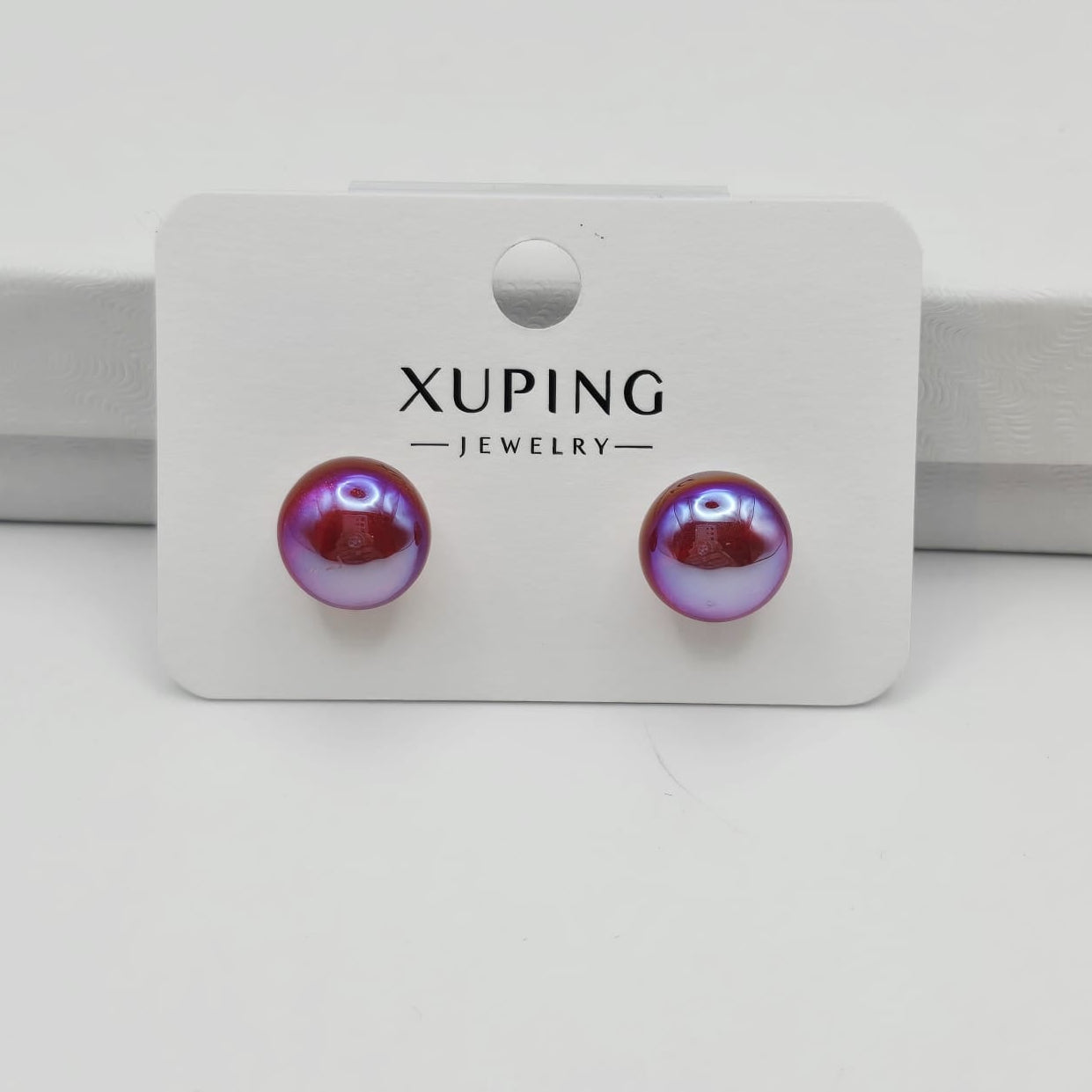 Aretes Perla Roja Grande xp