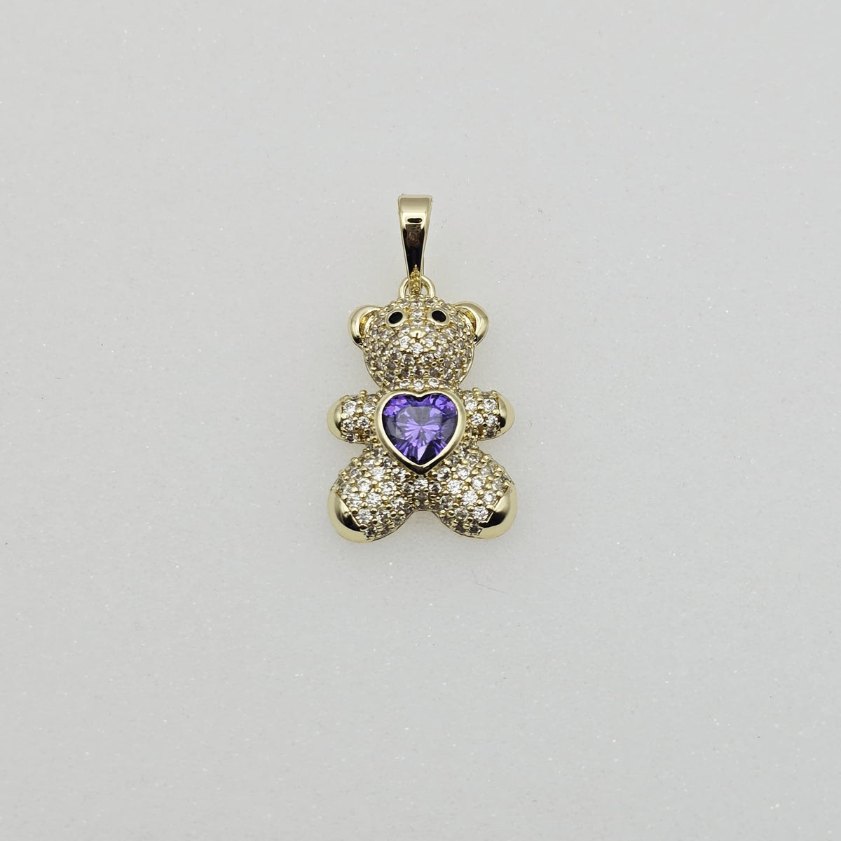 Oso Corazón Morado xp