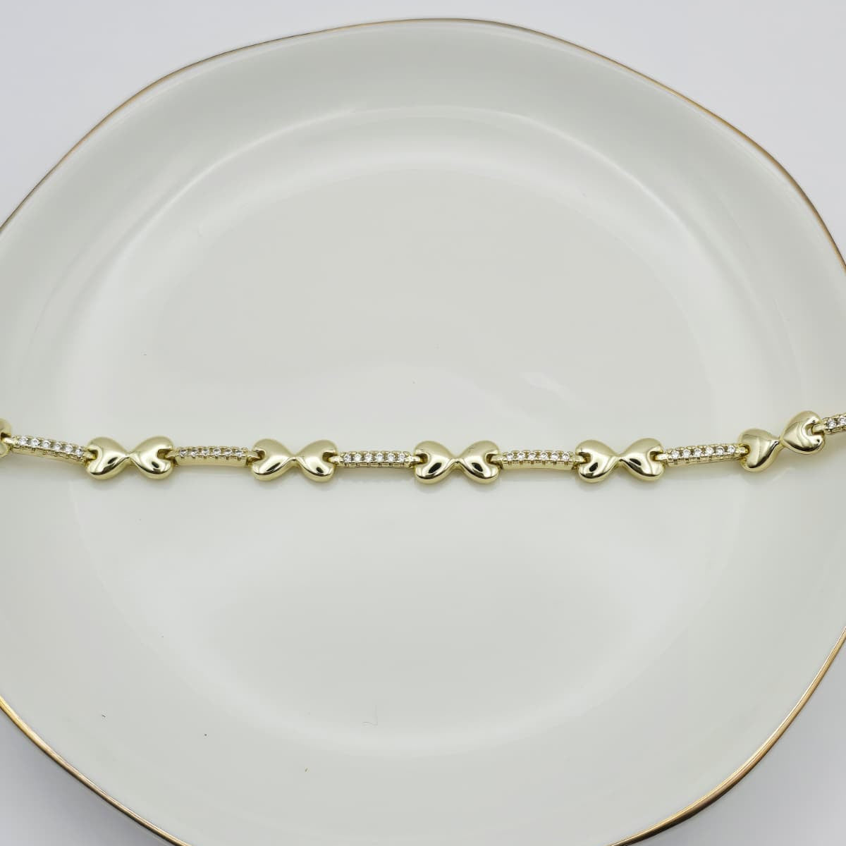 Pulsera Corazones Zirconias xp
