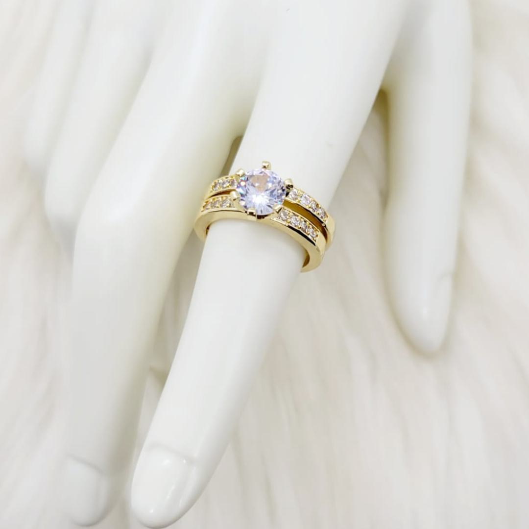 Anillo Brillante Doble