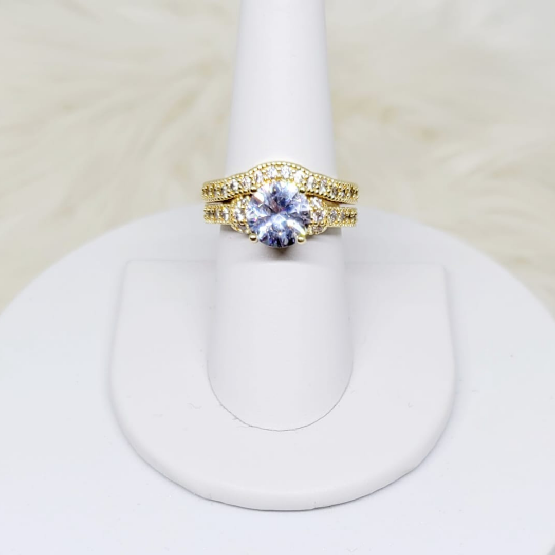 Anillo Doble Brillante