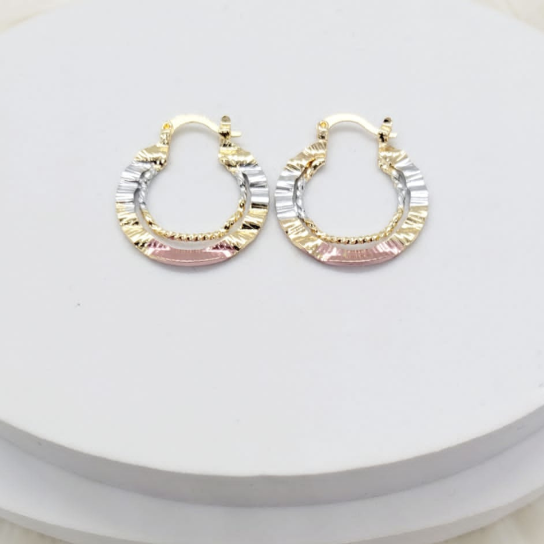 Arracada Plana 3 Oros