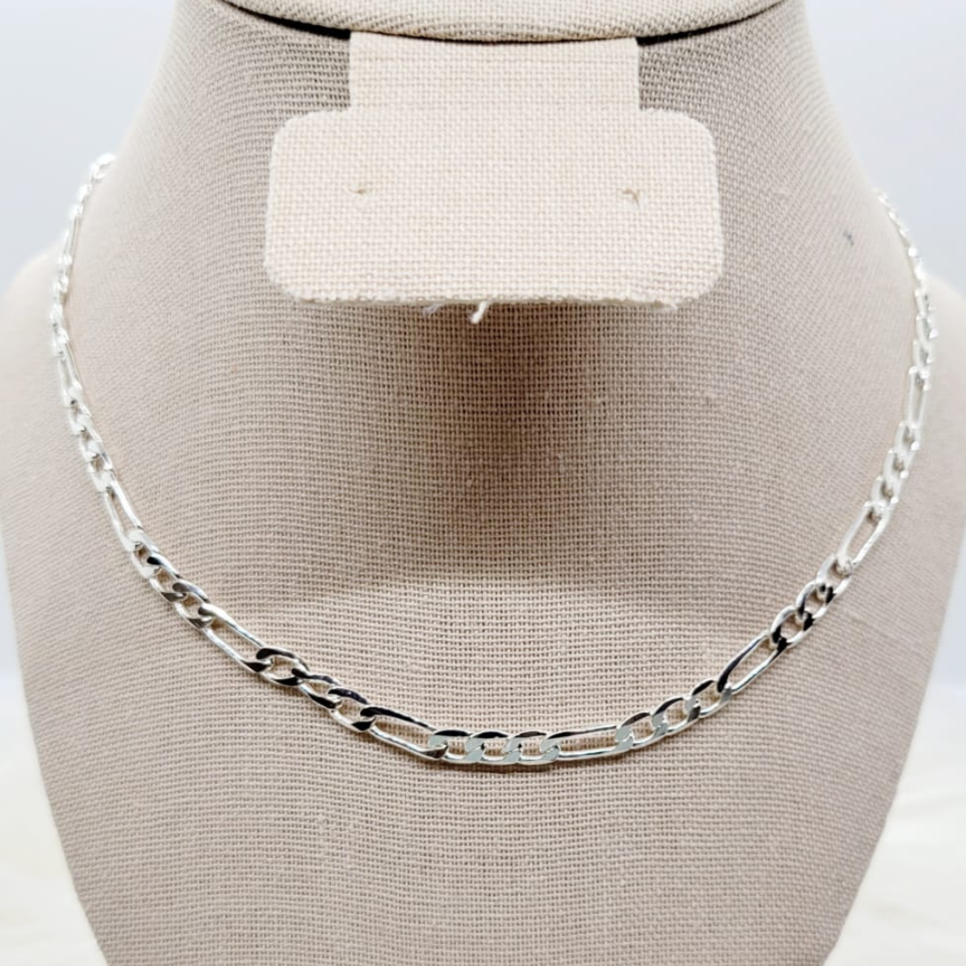 Cadena Fígaro Plateada 5.5N