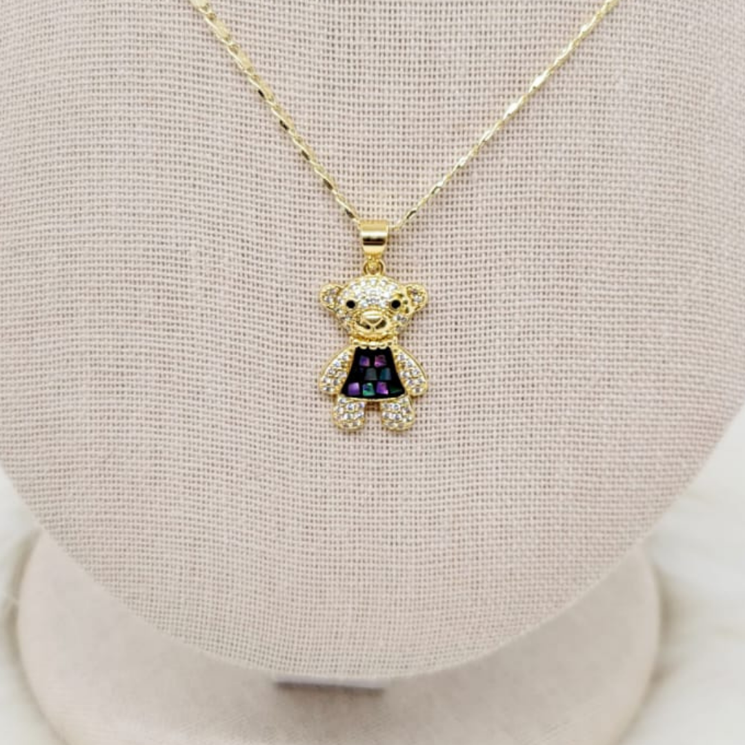 Dije Oso con Vestido