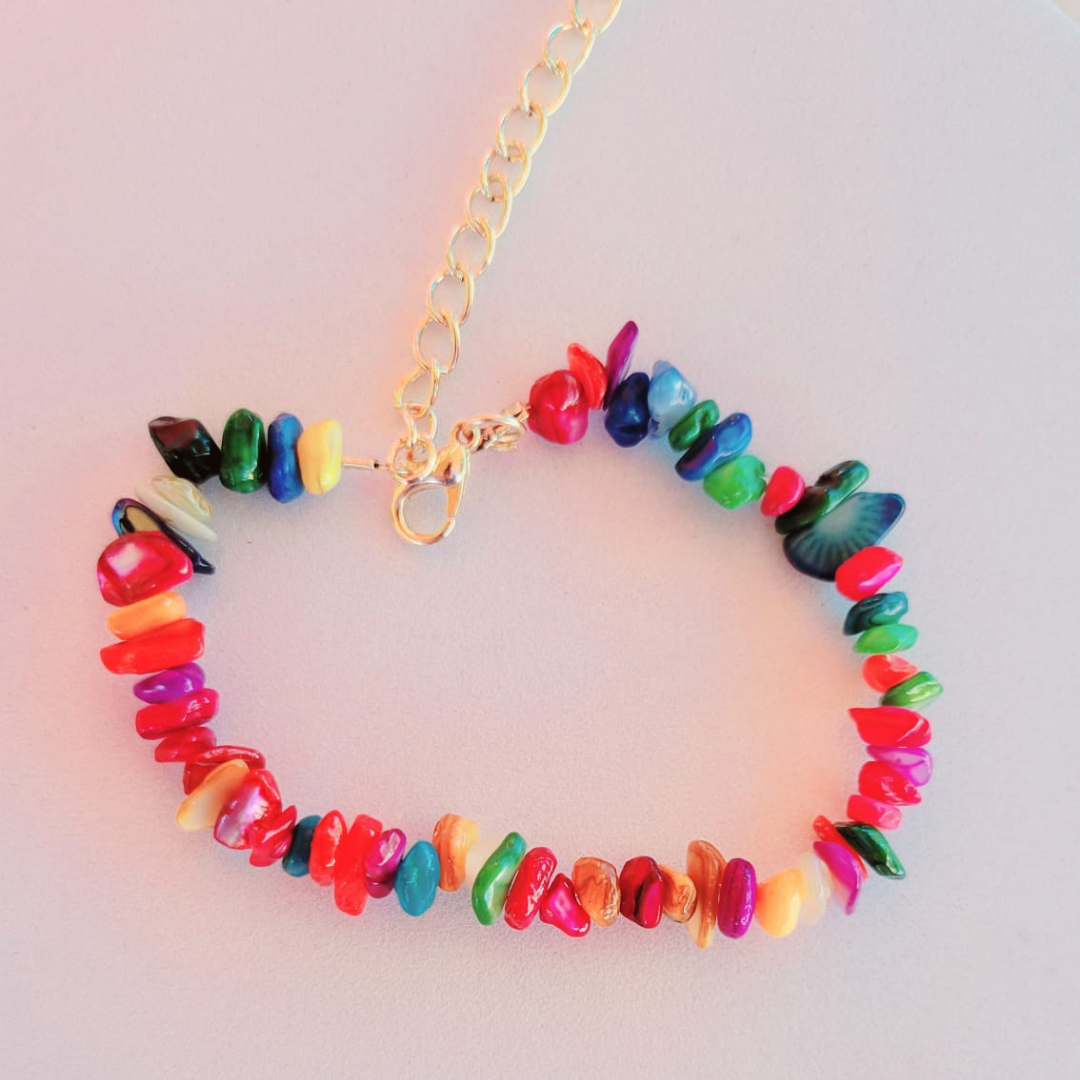 Pulsera Piedras de Colores