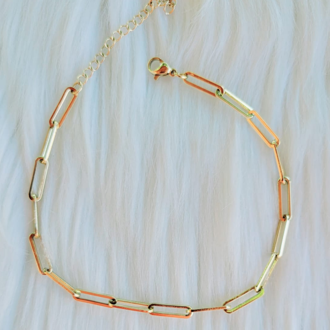 Tobillera Paper Clip