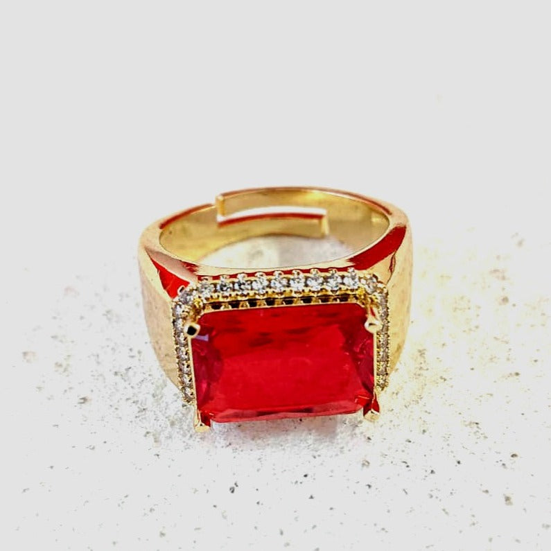 Anillo de Hombre Rojo