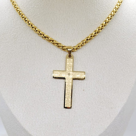 Dije Cruz Padre Nuestro