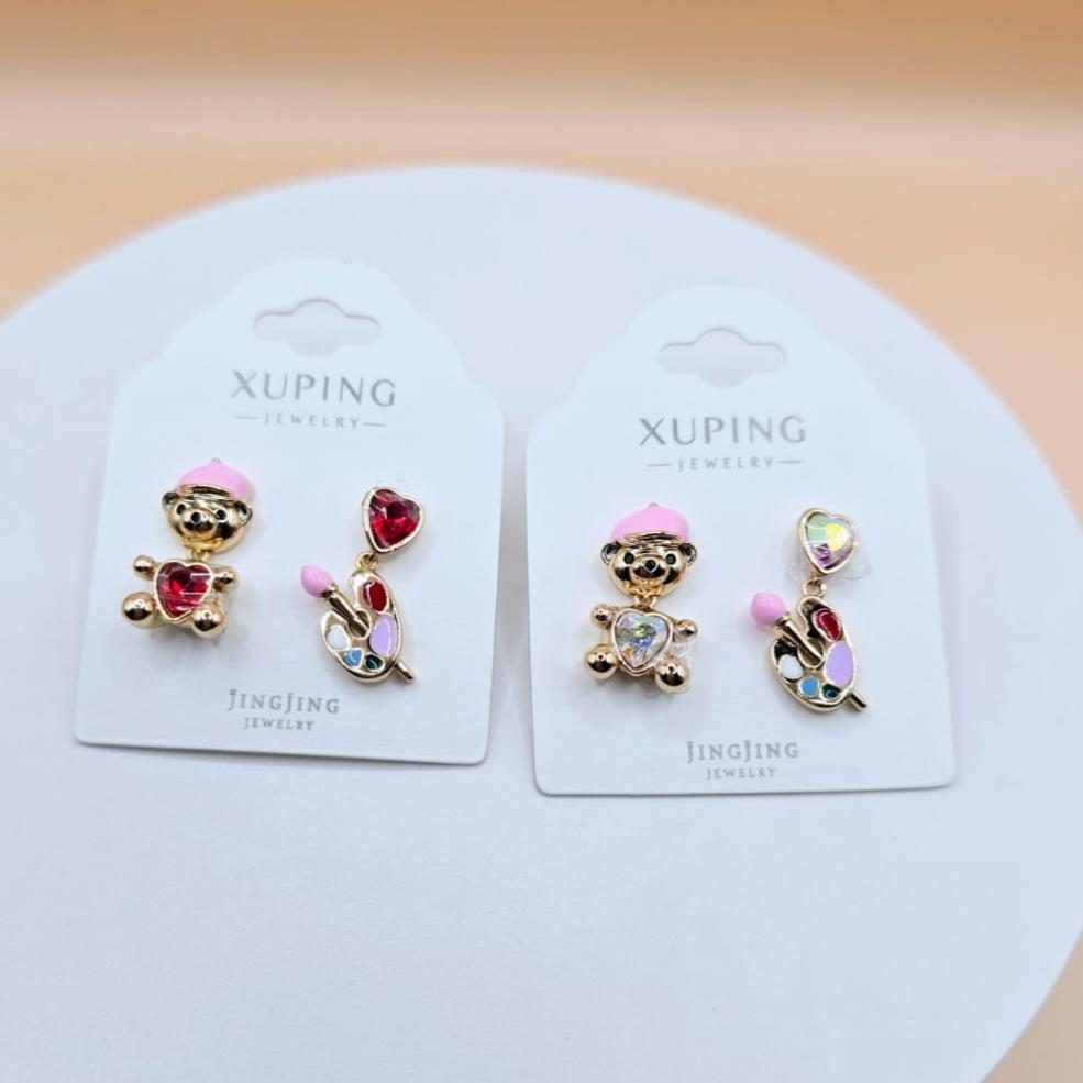 Aretes Oso Corazón xp