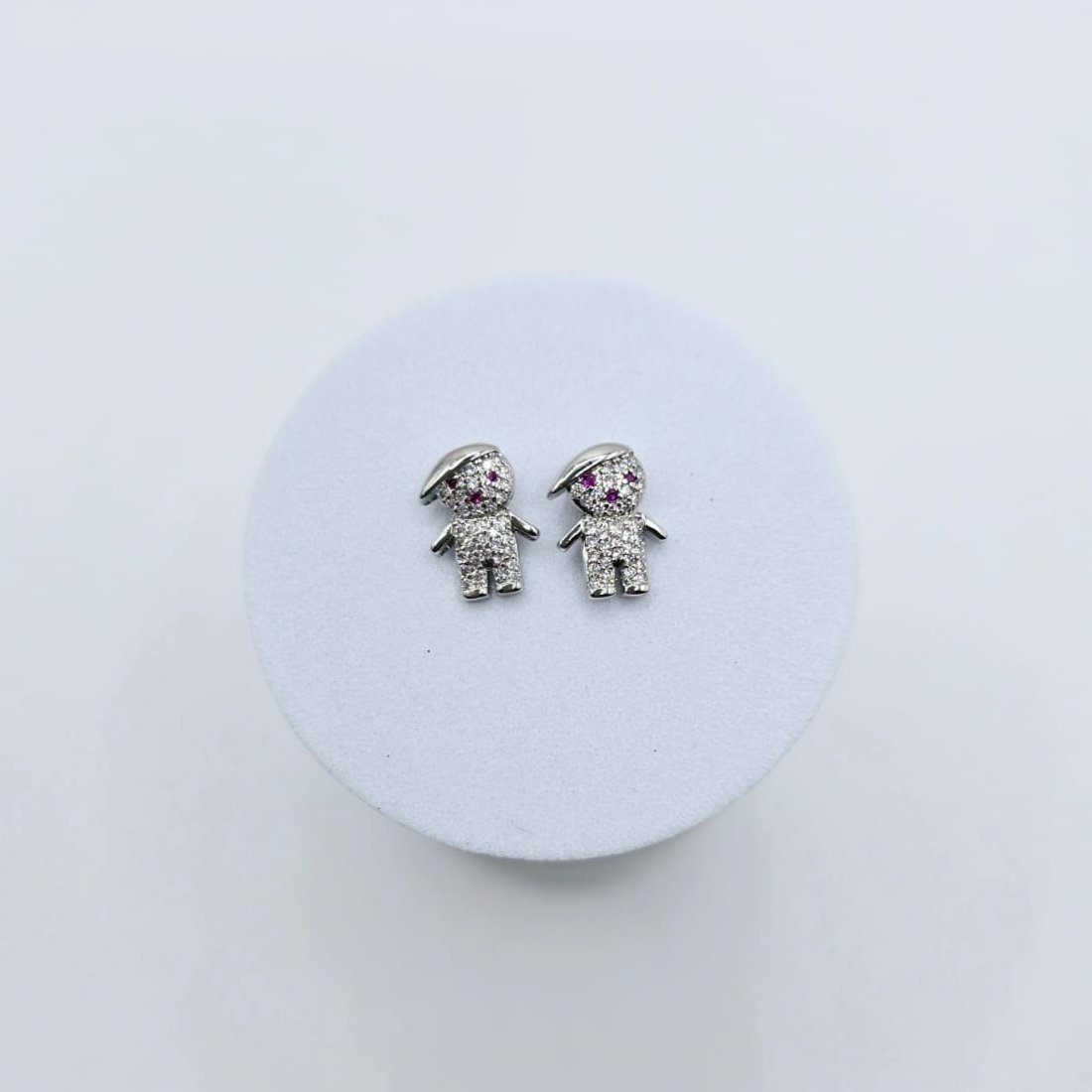 Aretes Niños Plateados