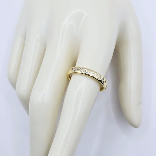 Anillo Liso Zirconias xp size 9