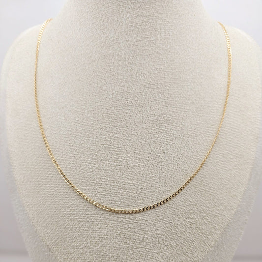 Cadena Cubana Gold Rose xp 24"