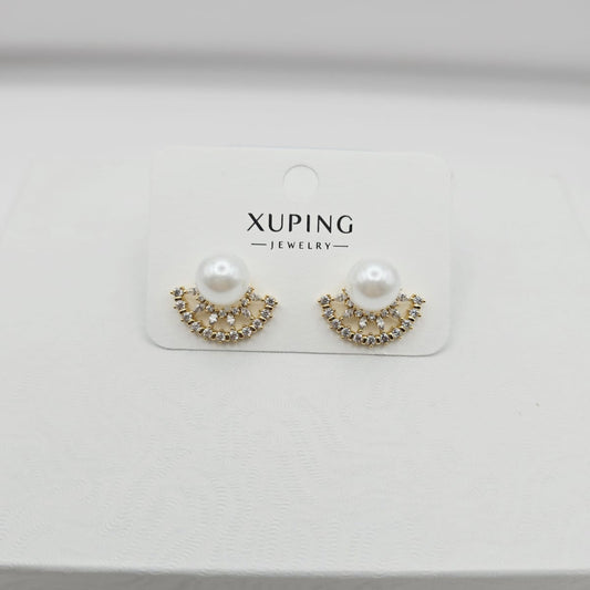 Aretes Abanico Perlas xp