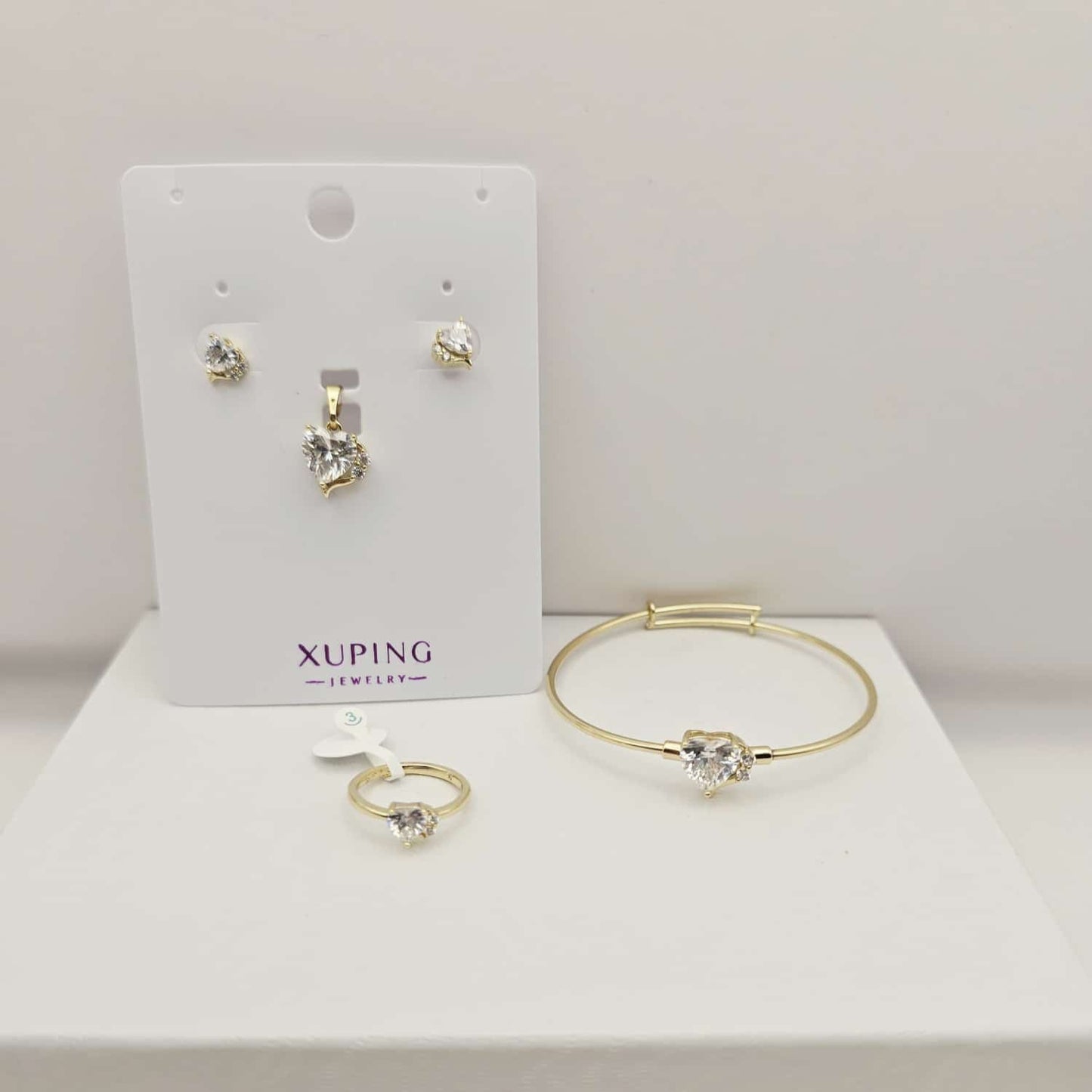 Set Corazón para Niñas xp (Anillo Talla 3)