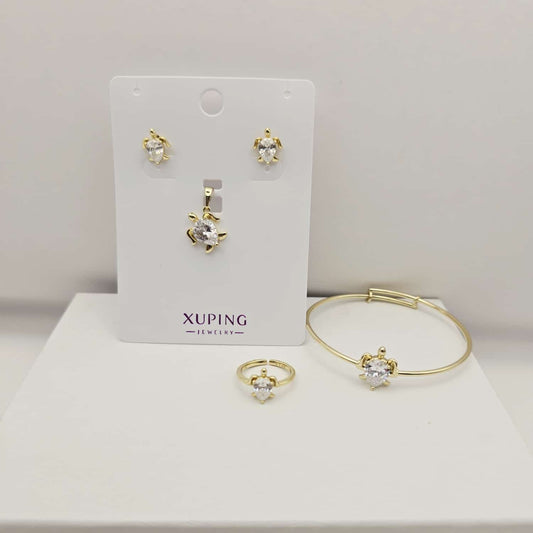 Set Tortuga para Niñas xp (Anillo Ajustable)