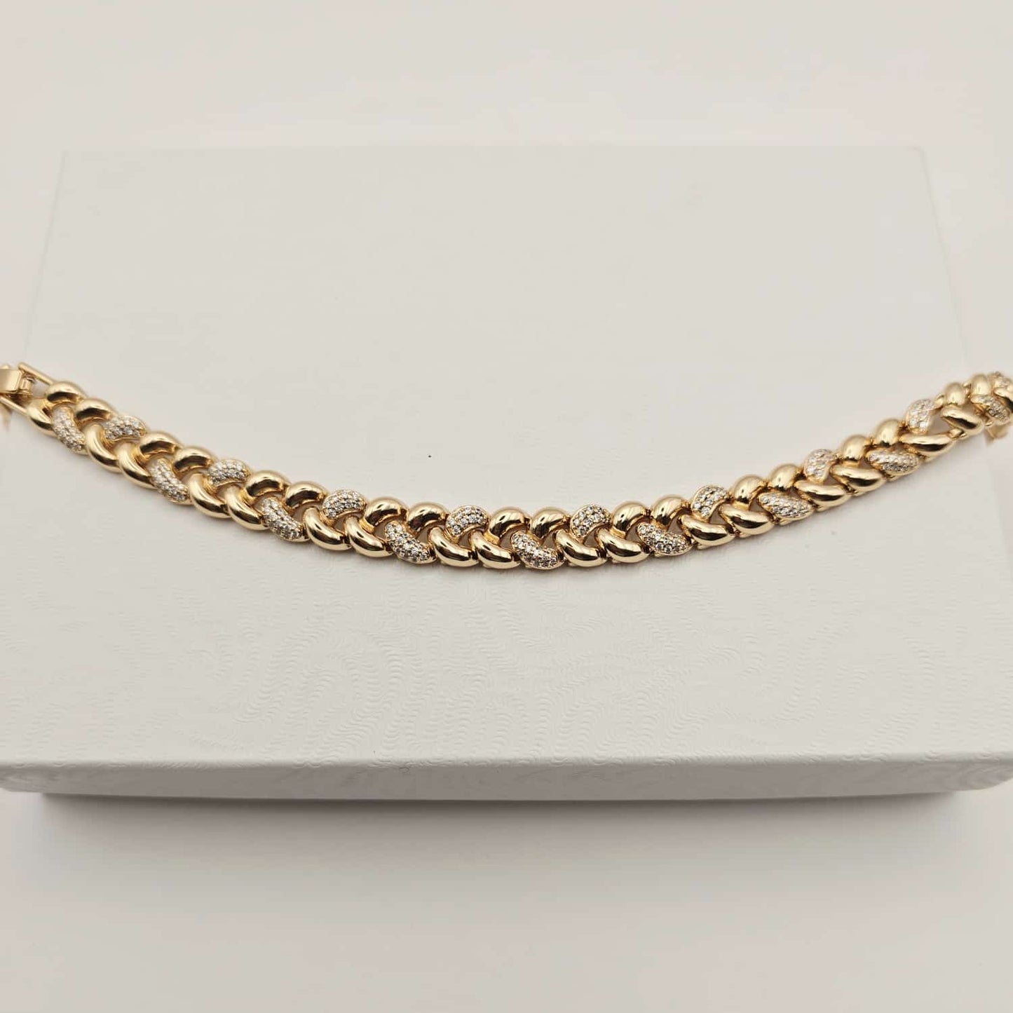 Pulsera Zirconias xp Gold Rose