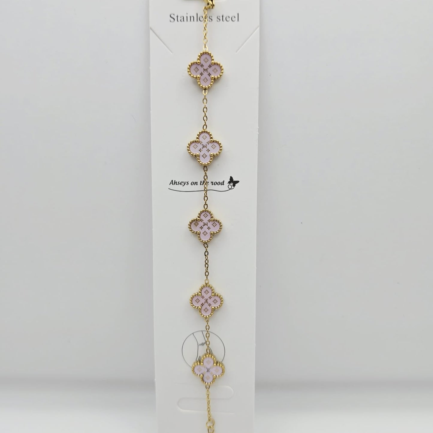 Pulsera Trébol Lila