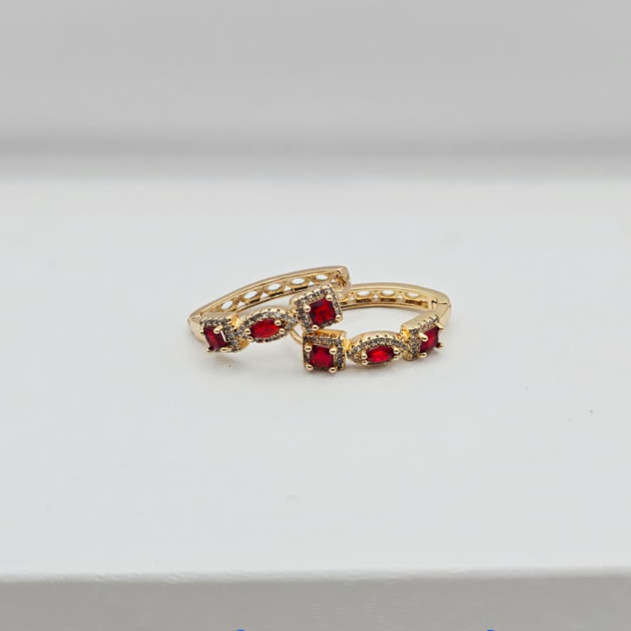 Arracadas Piedra Roja xp