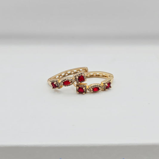 Arracadas Piedra Roja xp