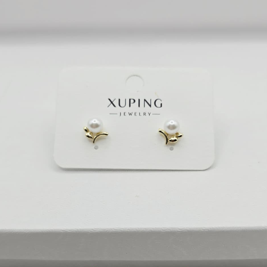Aretes Flor Perla xp