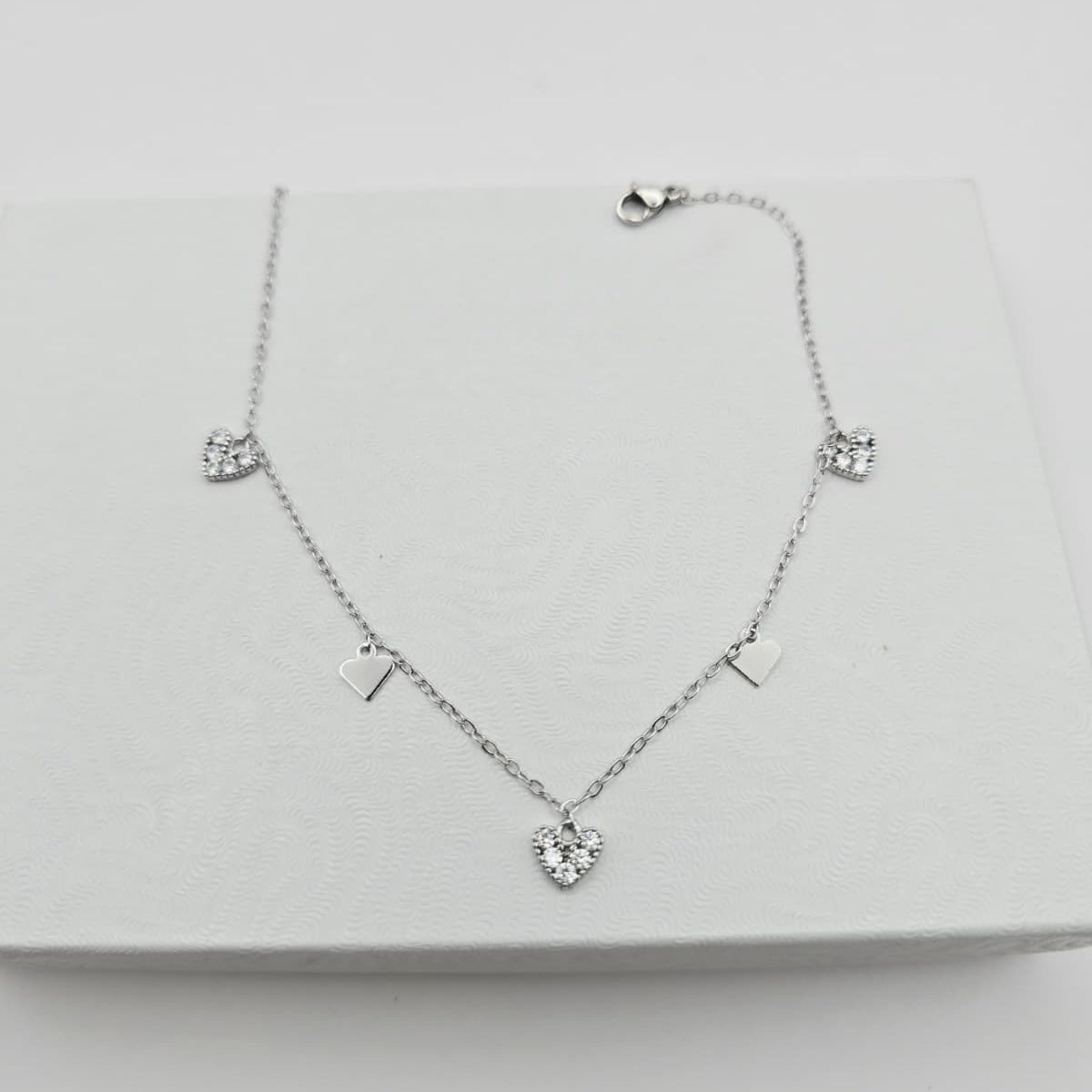 Tobillera Corazones xp 23 cm